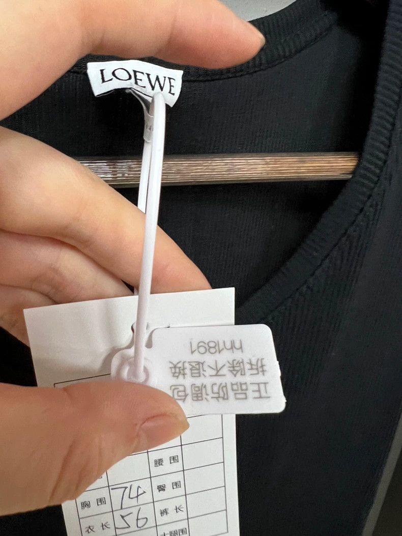 Loewe LOEWE Black slogan vest Size M / US 6-8 / IT 42-44 - 5 Thumbnail