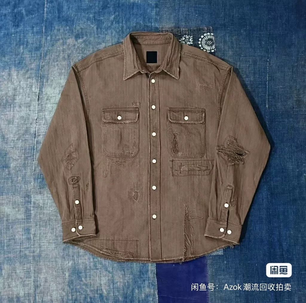 Visvim Visvim ICT Lumber Shirt Crash N.D. Mud Size US L / EU 52-54 / 3 - 1 Thumbnail