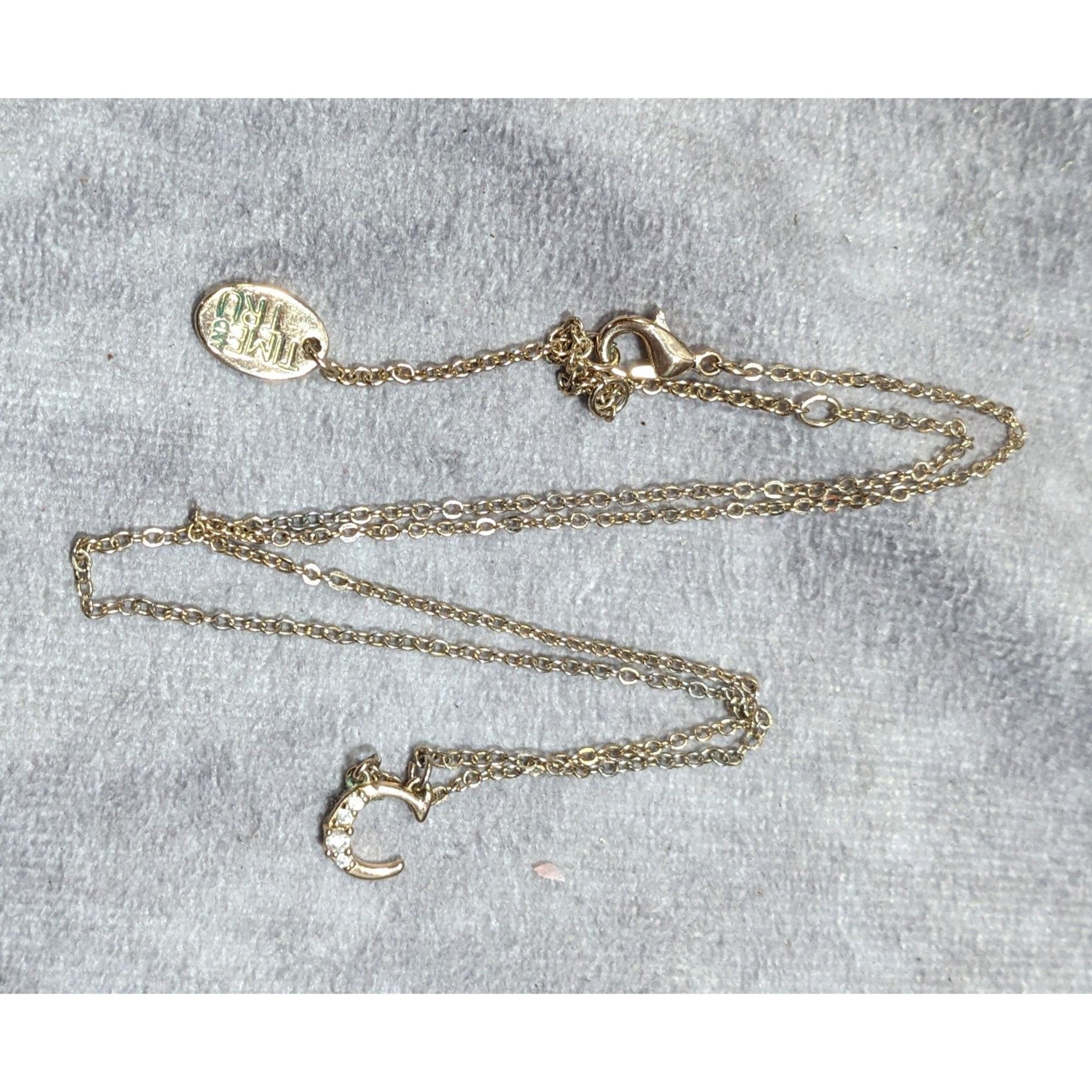 Other Minimalist Celestial Rhinestone Moon Pendant Necklace Size ONE SIZE - 8 Thumbnail