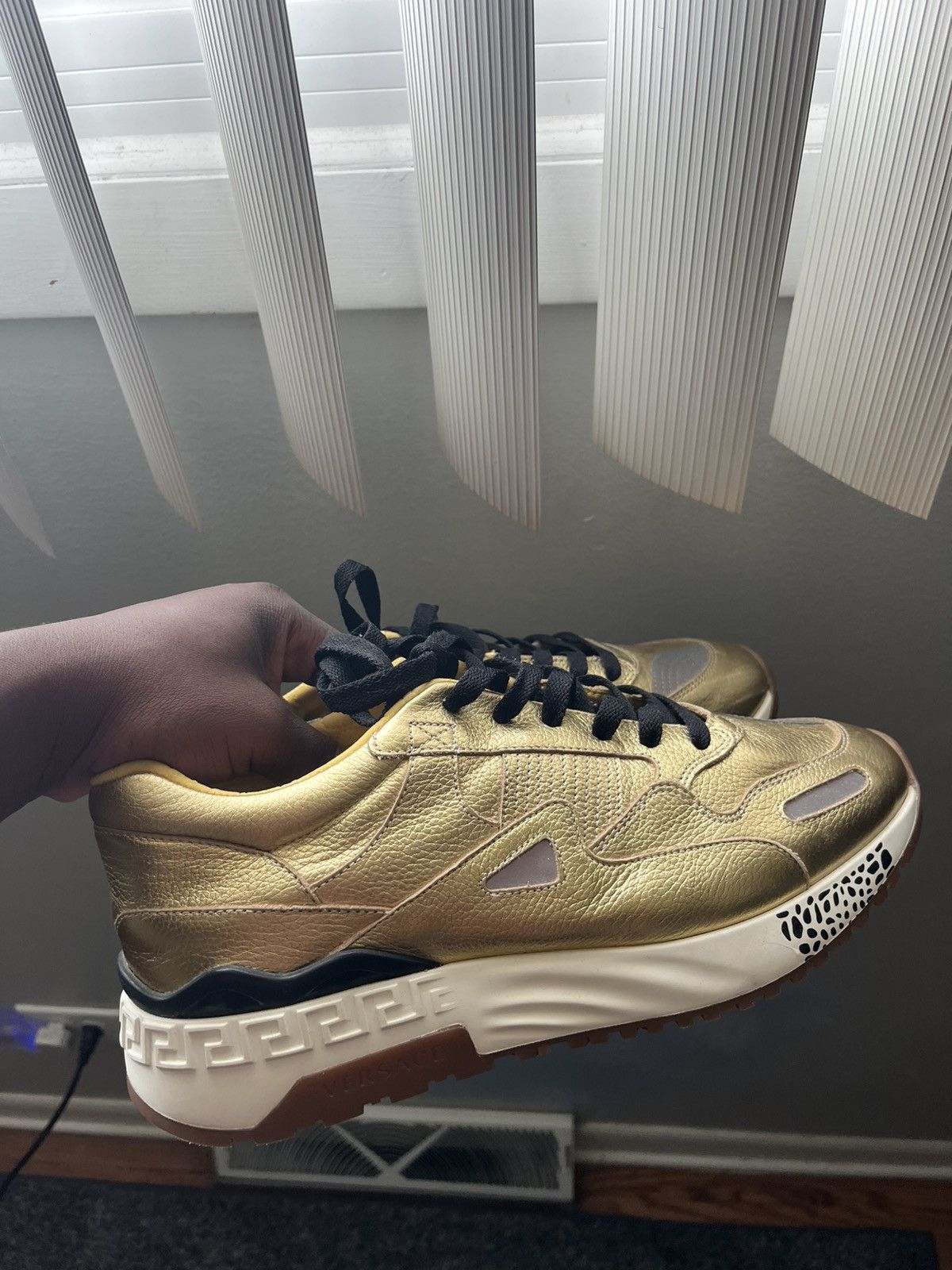 Versace Versace Limited Edition Runner Achilles Sneakers Size US 11 / EU 44 - 1 Thumbnail