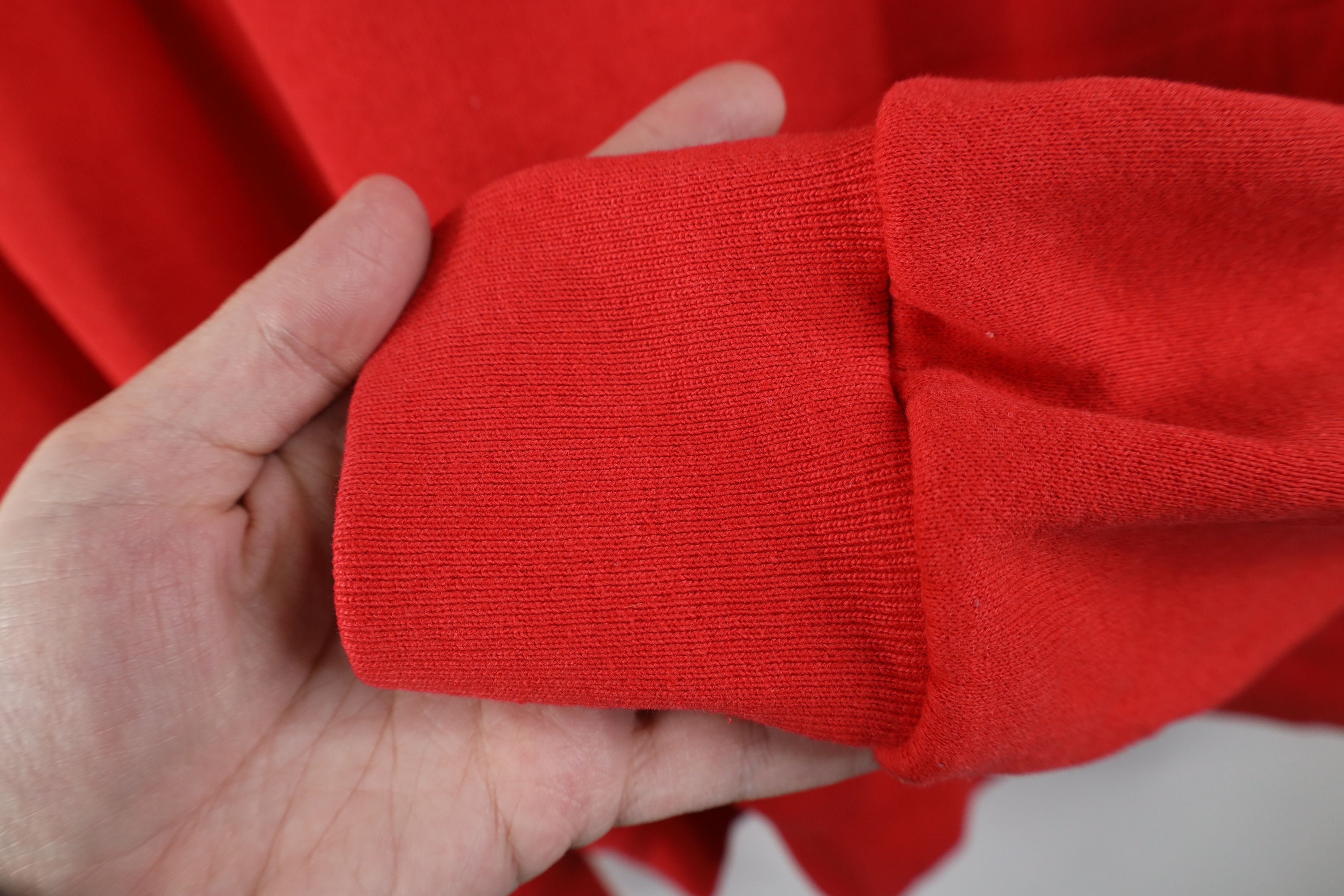 Vintage Vintage 80s 90s Streetwear Hoodie Sweatshirt USA Red Size US XL / EU 56 / 4 - 9 Thumbnail