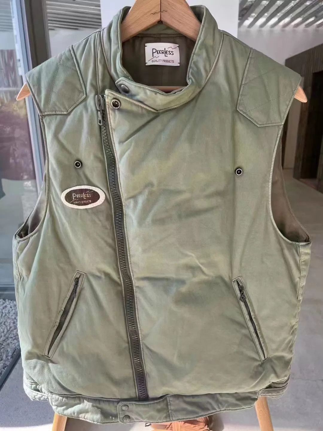 Visvim VISVIM 22 STRABLER III Down Vest Green 4 Ostrich Mud Dyed Size US XL / EU 56 / 4 - 6 Thumbnail