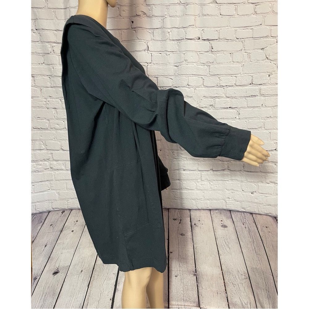 Free People New Free People Beach Black Cotton Long Sleeve T-Shirt Tuni Size M / US 6-8 / IT 42-44 - 2 Thumbnail