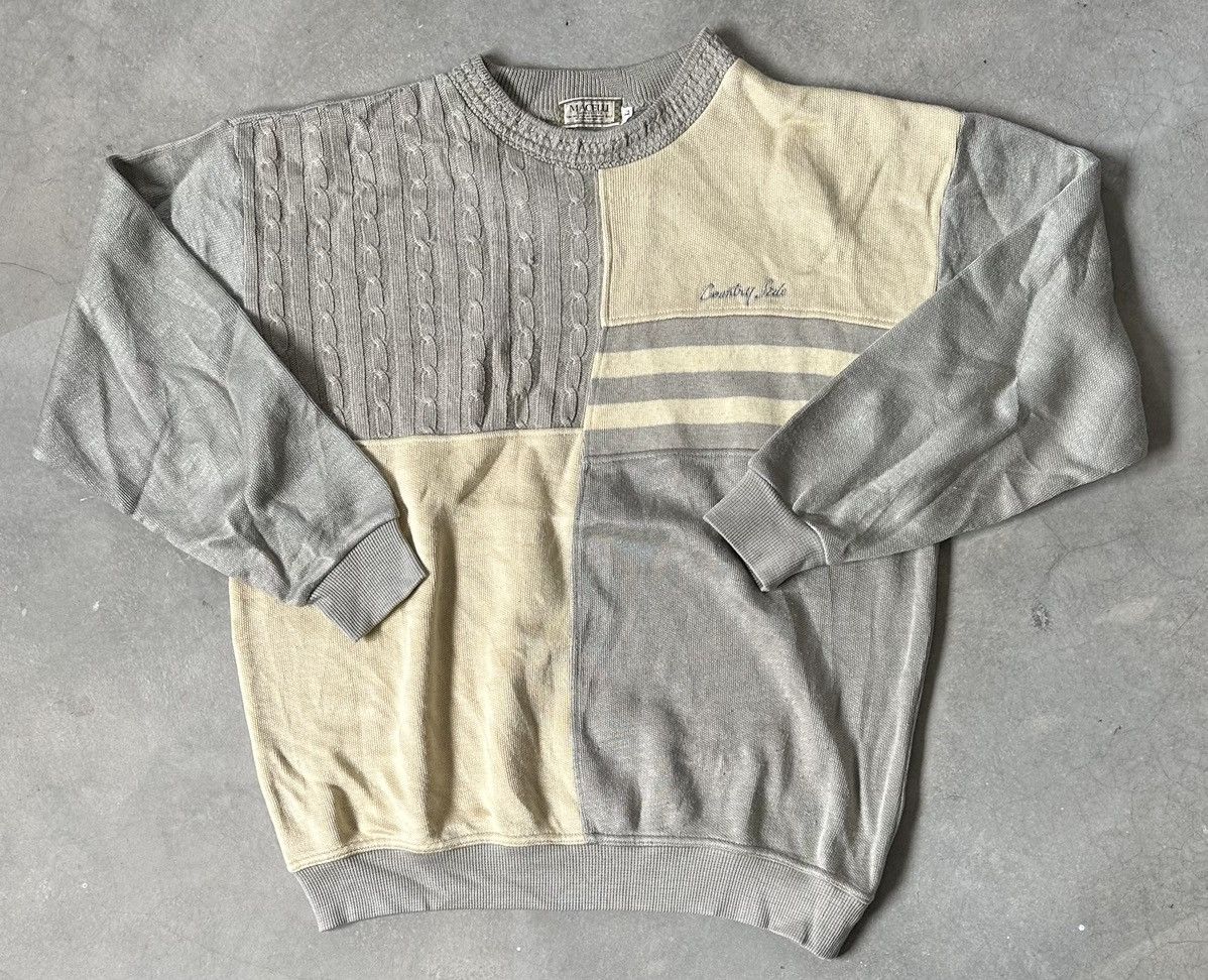 Japanese Brand VINTAGE MACELLI KNITTED SWEATSHIRT Size US XL / EU 56 / 4 - 1 Thumbnail