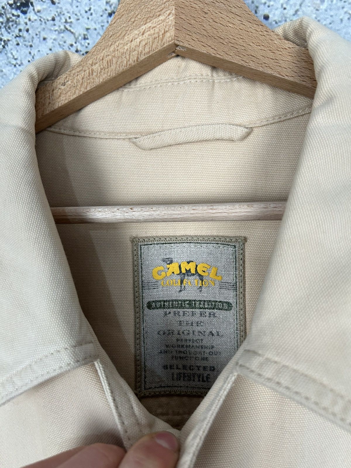 Camel Vintage Camel Light Jacket Coat Beige Desert Archive 90s Size US L / EU 52-54 / 3 - 6 Thumbnail