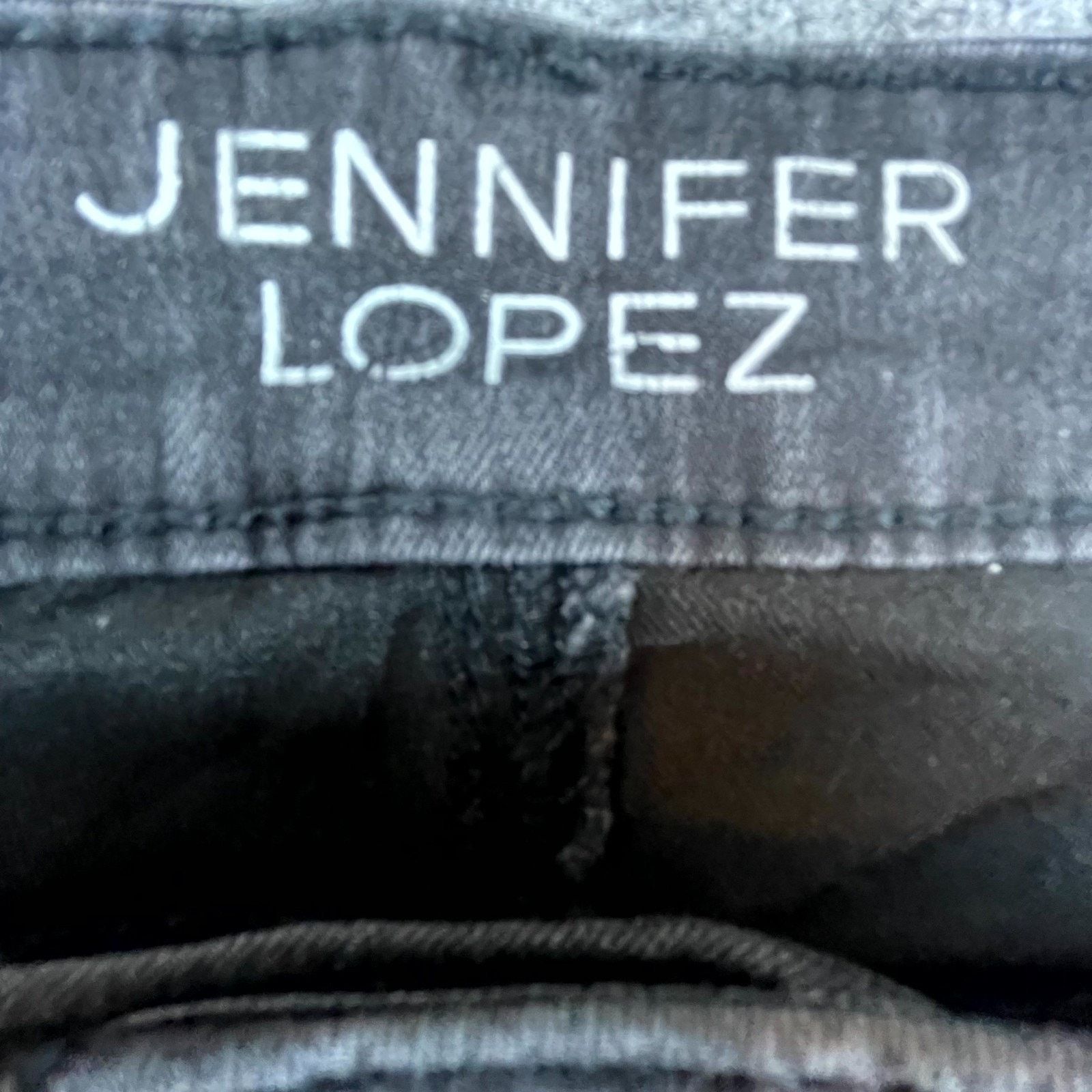 Jennifer Lopez Jennifer Lopez Super Skinny Jeans Womens 12 Black Floral Y2K Size 34" / US 12 / IT 48 - 4 Thumbnail