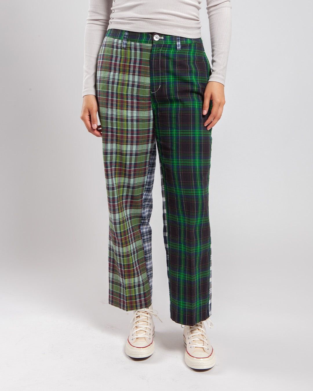 Comme des Garcons 💥Vtg Japanese Beams Patchwork Wide Pant Size 28" / US 6 / IT 42 - 1 Thumbnail