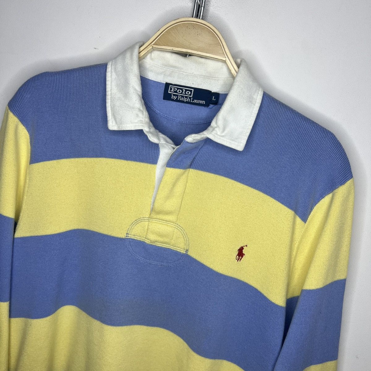 Polo Ralph Lauren Vintage Ralph Lauren Polo Rugby Longsleeve Sweatshirt Size US L / EU 52-54 / 3 - 4 Thumbnail