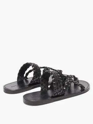 Saint Laurent Paris o1bcso1str1024 Neil Slides in Black Size US 8 / EU 41 - 2 Thumbnail