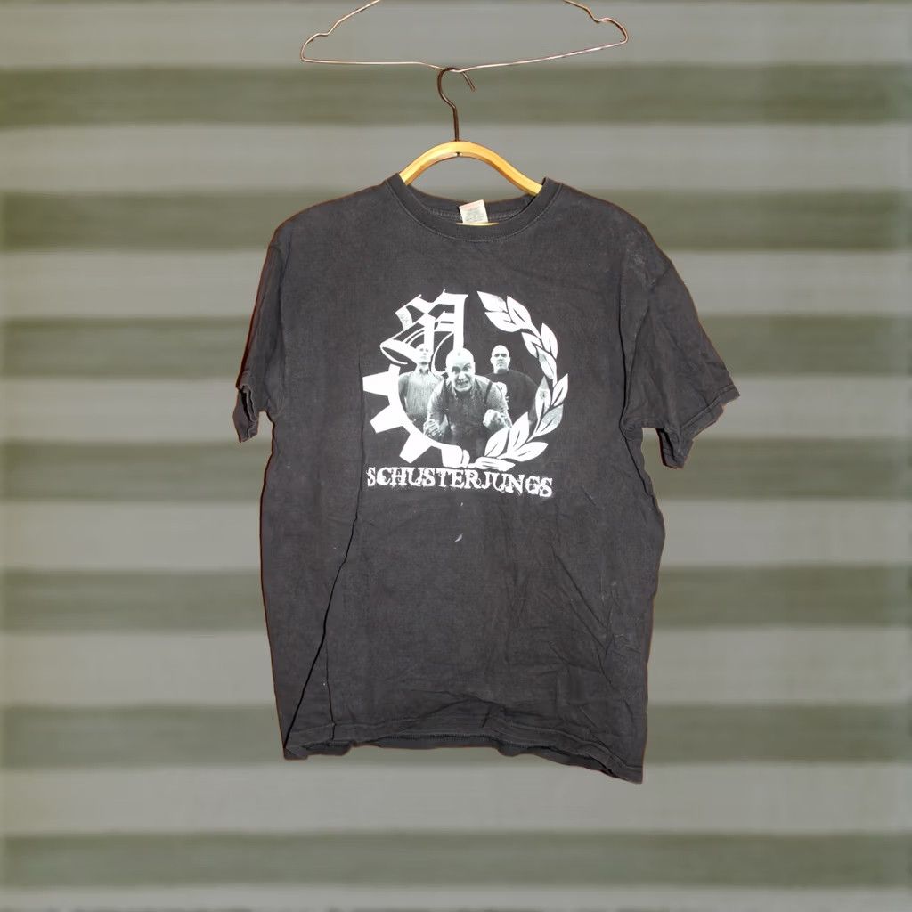 Vintage VINTAGE Schusterjungs T-Shirt Mens L Black Rock Size US L / EU 52-54 / 3 - 1 Thumbnail