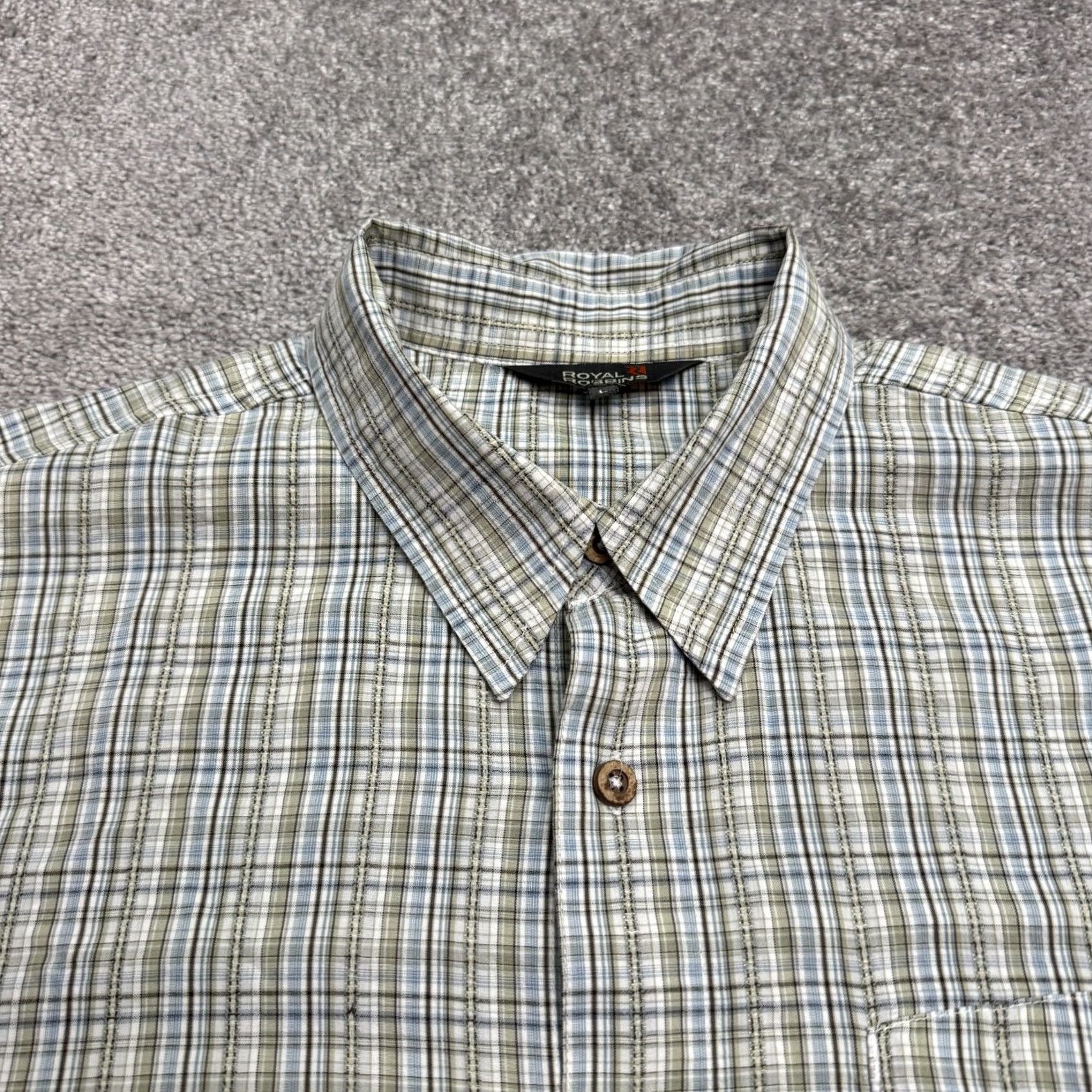 Royal Robbins Royal Robbins Button-Down Shirt Mens L Plaid Short Sleeve Cotton Multicolor Casual Shirt Size US L / EU 52-54 / 3 - 3 Thumbnail