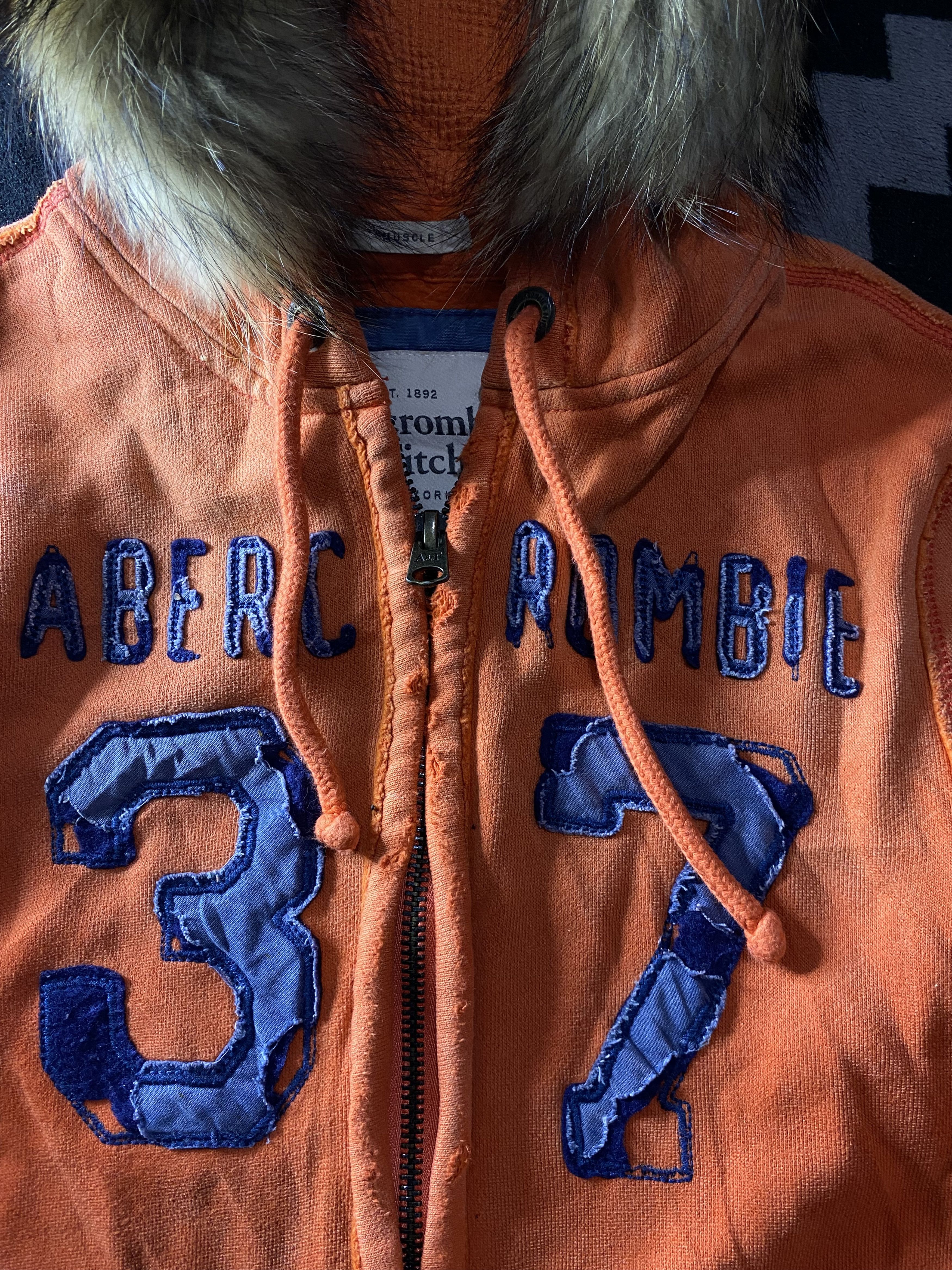 If Six Was Nine Japanese abercrombie & fitch faux fur distressed zip hoodie Size US M / EU 48-50 / 2 - 4 Thumbnail