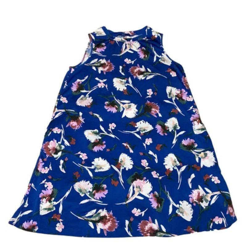 Apt. 9 Floral Cottagecore Sleeveless Swing Dress Blue APT.9 XL Size XL / US 12-14 / IT 48-50 - 2 Thumbnail