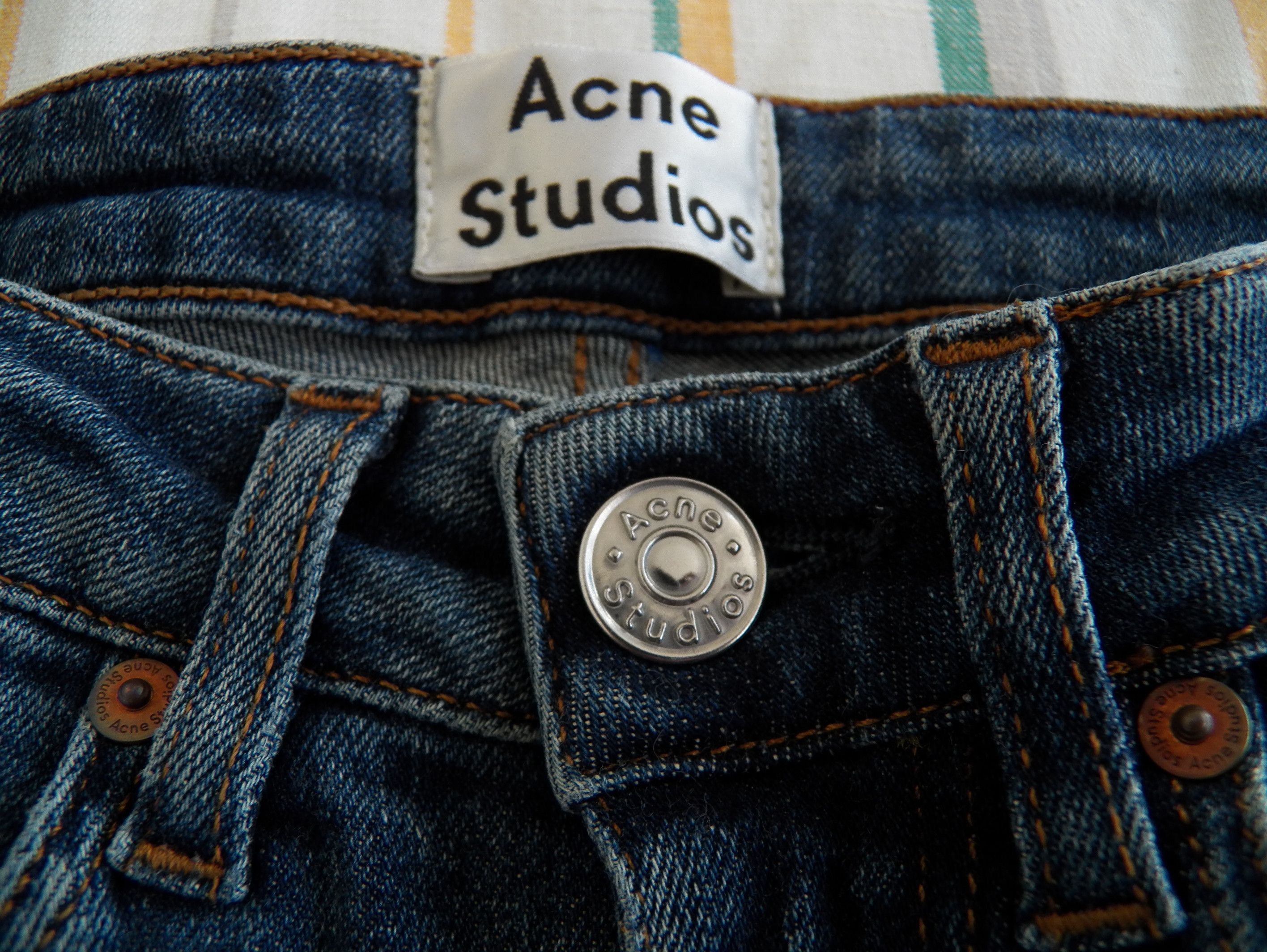 Acne Studios Acne Studios Skin 5 Jeans W23 L32 Blue Skinny Fit Stretch Size 23" - 4 Thumbnail