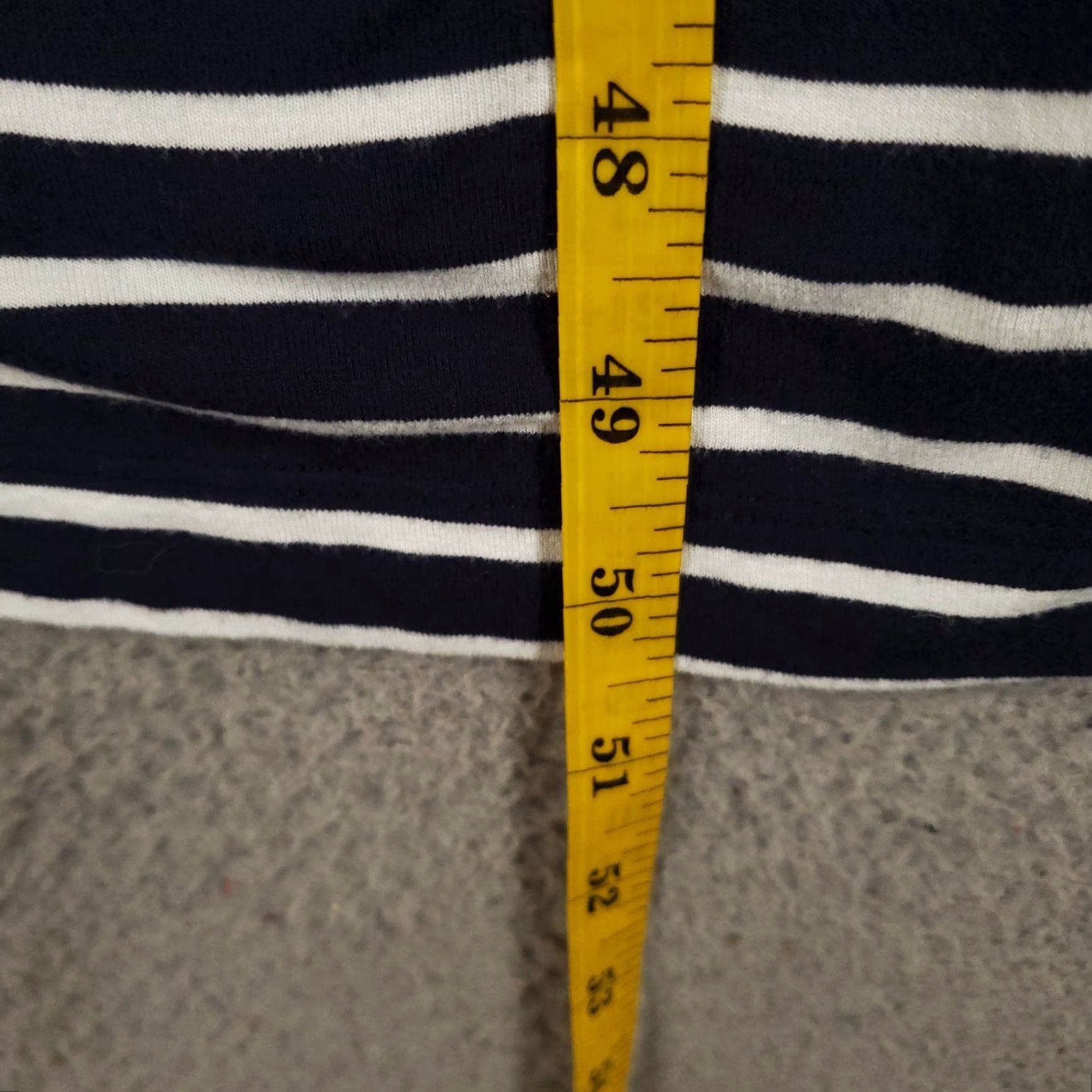 Vintage Womens Time And Tru Maxi Dress 2XL Belted Striped Blue White Longline Size XXL / US 16-18 / IT 52-54 - 3 Thumbnail