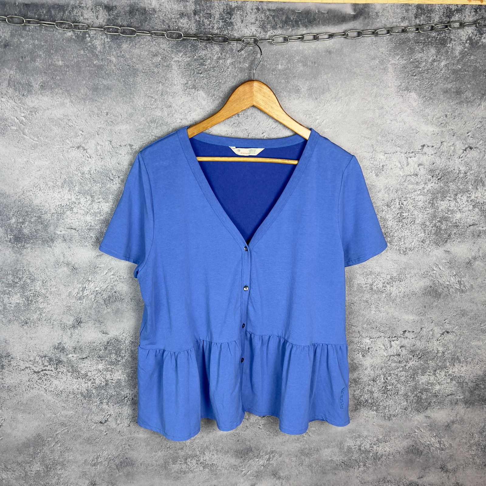 Odd Molly Odd Molly Blouse Women's Size 4 Blue Long Sleeve` Size S / US 4 / IT 40 - 1 Thumbnail