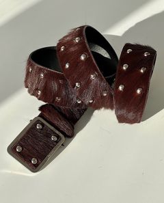 Reversible belt in black and bordeaux - James - The Nines