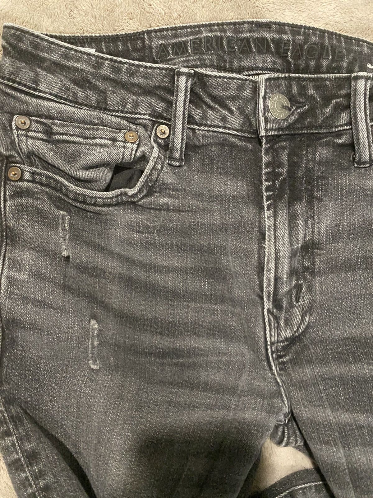 American Eagle Outfitters Black American Eagle Jeans Size US 31 - 4 Thumbnail