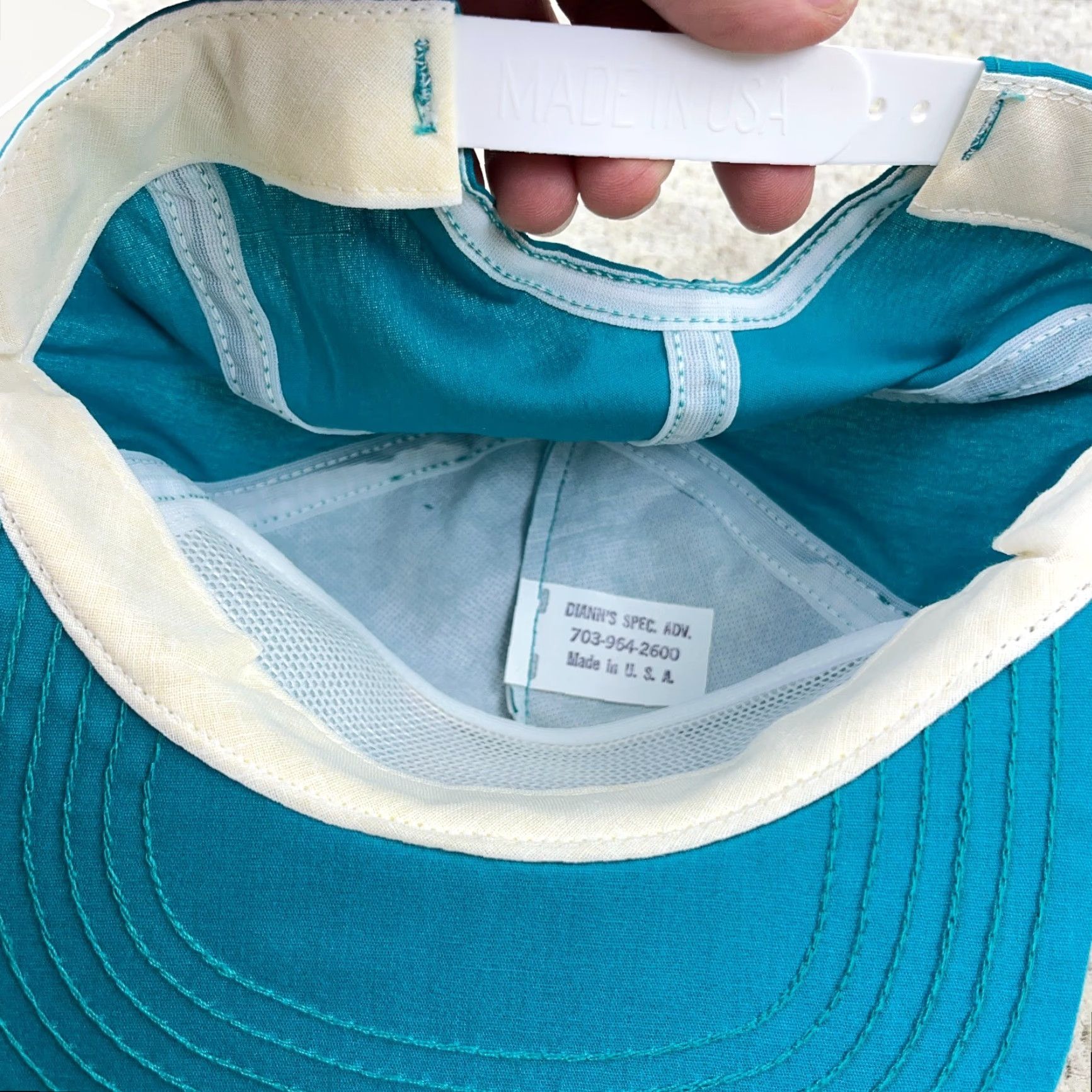 Vintage VINTAGE United Way Trucker Hat Cap Made In USA 90s Teal Blue Rope Snapback Mens Size ONE SIZE - 3 Thumbnail