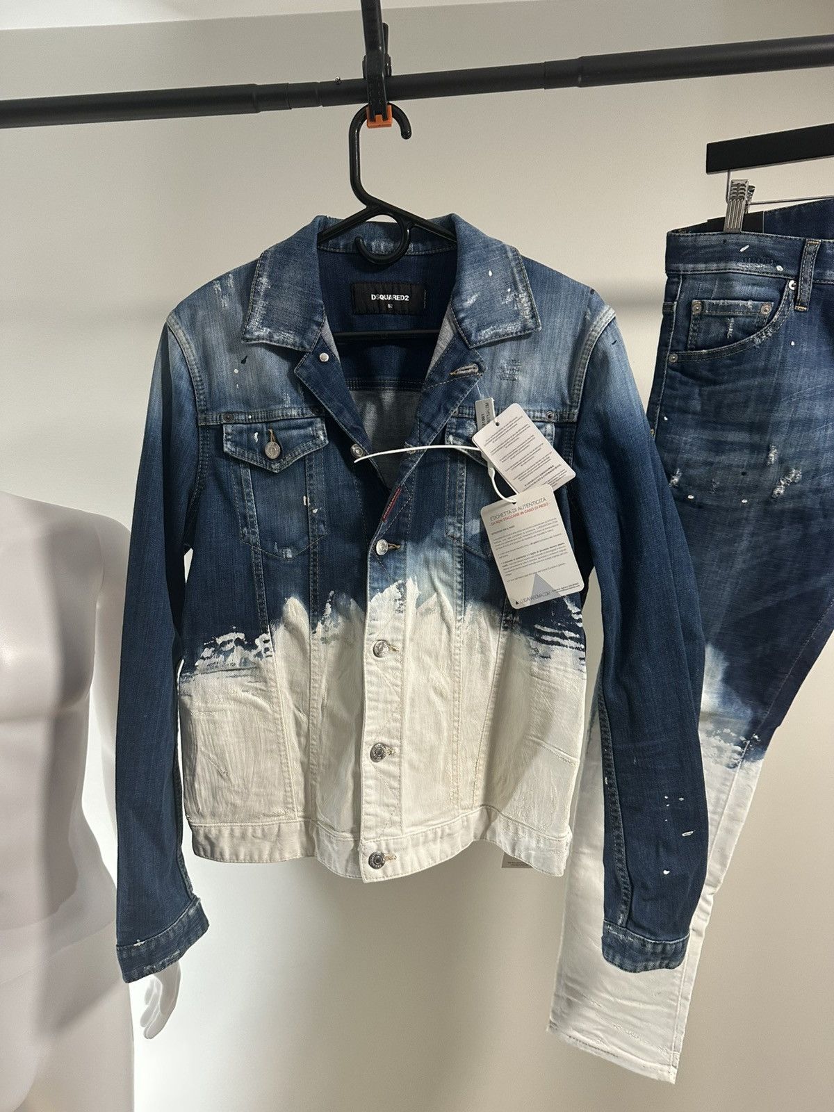 Dsquared2 DSquared2 Denim Painters Denim Jacket Size US L / EU 52-54 / 3 - 4 Thumbnail