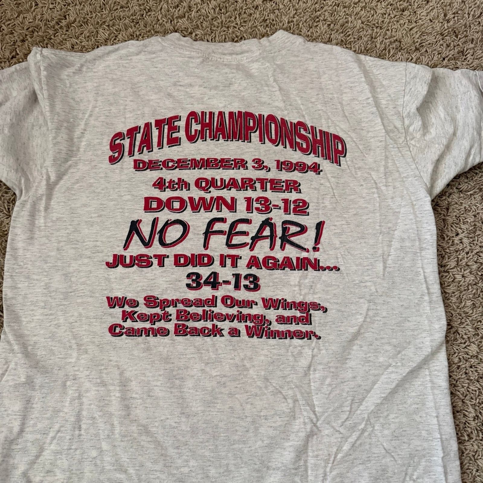 Gildan VINTAGE Football State Champ Shirt Size US M / EU 48-50 / 2 - 3 Thumbnail