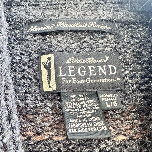 Eddie Bauer Vintage Eddie Bauer “Legend” Wool Brown Patterned Women's Ca Size L / US 10 / IT 46 - 6 Thumbnail