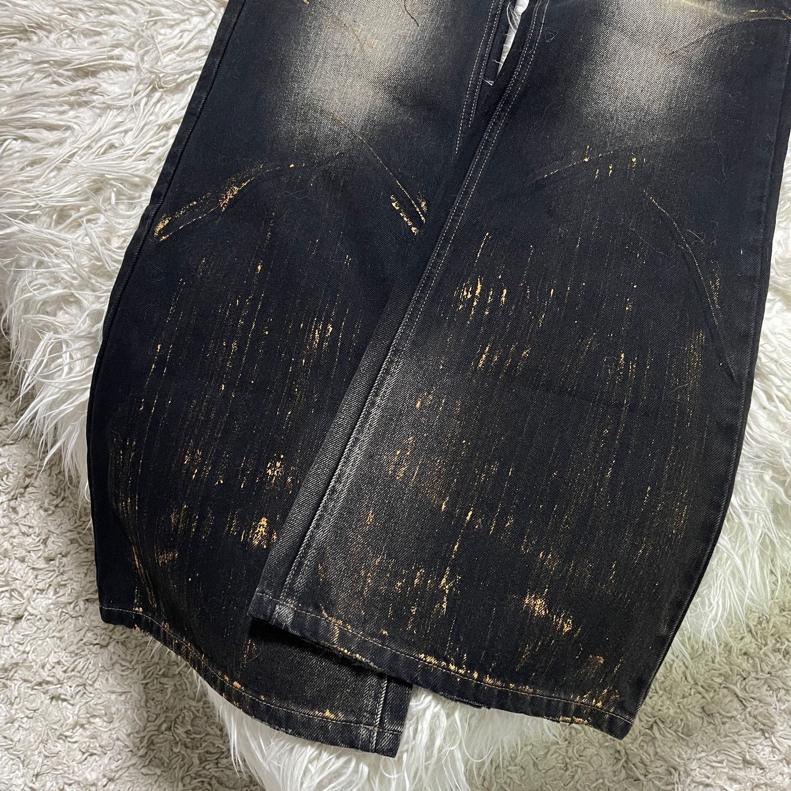 Hysteric Glamour Vintage Japanese Brand Faded Low-rise Bootcut Denim Jeans Size 30" / US 8 / IT 44 - 14 Thumbnail