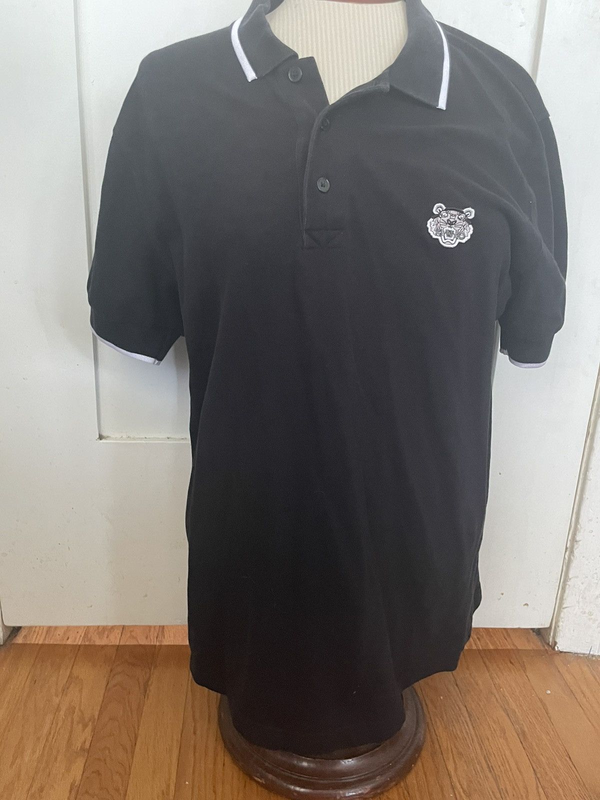 Kenzo Kenzo Paris Black Classic Tiger Logo Polo Size Medium Size US M / EU 48-50 / 2 - 4 Thumbnail