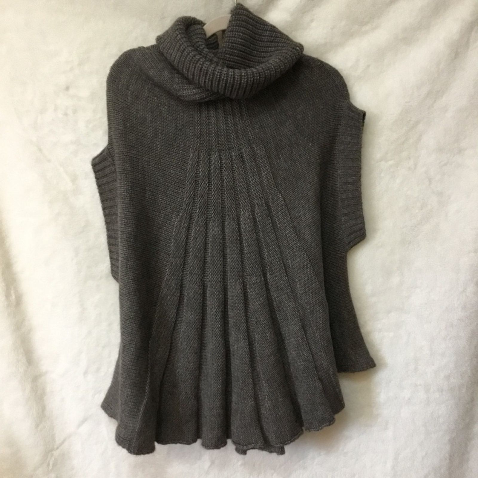 Armani Armani Jeans Gray Tie-Back Cowl Neck Sweater Size M / US 6-8 / IT 42-44 - 3 Thumbnail
