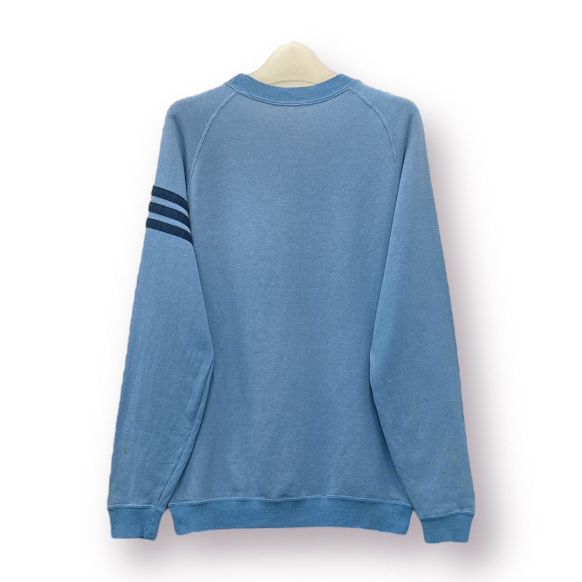 Adidas 🔥Vtg Japan 90's Adidas Trefoil Distressed Sweatshirt Size US S / EU 44-46 / 1 - 9 Thumbnail