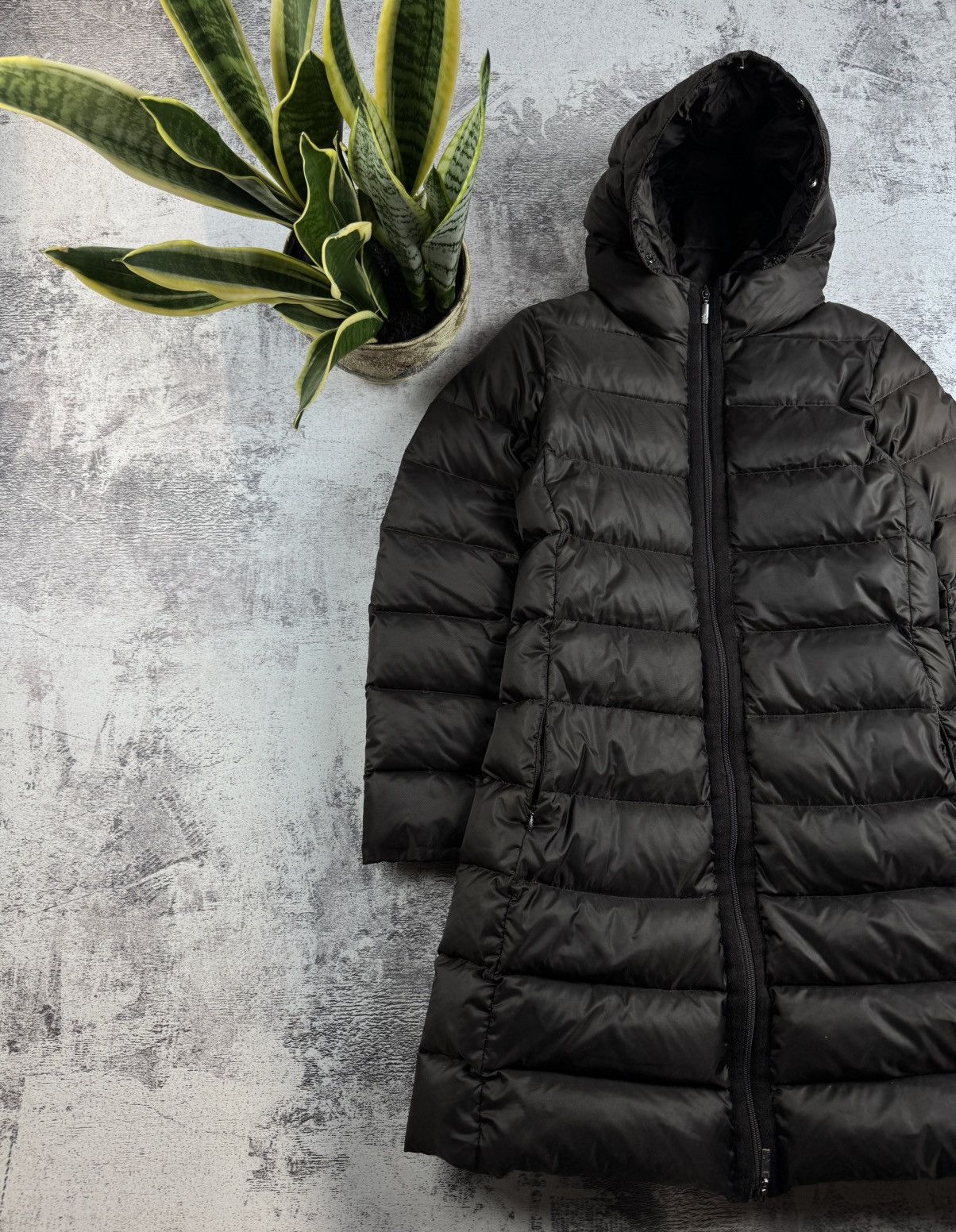Moncler Moncler Brown Women’s Small Outdoor Hooded Long Down Parka Coat Jacket Puffer Size S / US 4 / IT 40 - 2 Thumbnail
