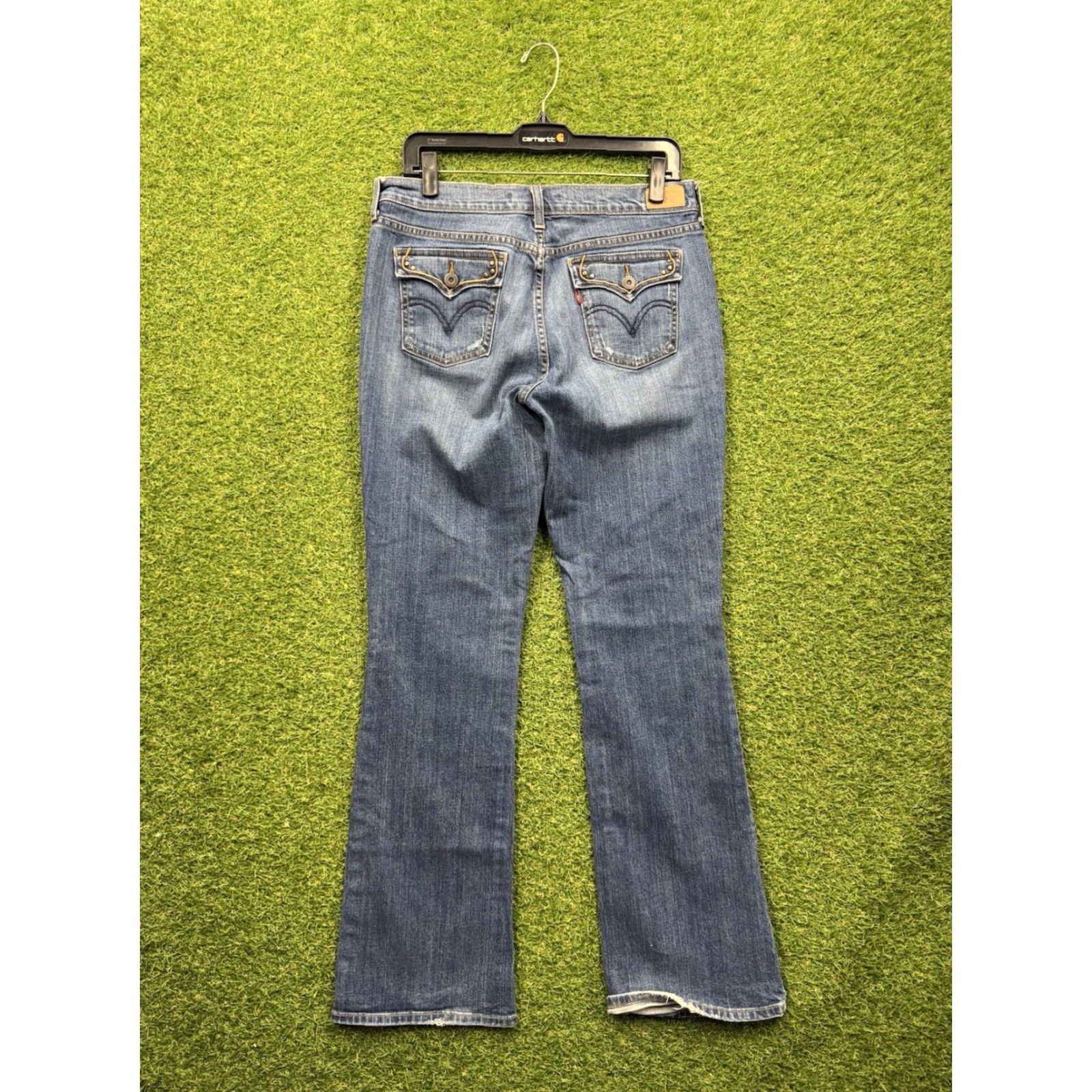 Levi's VINTAGE Levi's 515 Jeans Women 10 Bootcut Denim Blue 5-Pocket Classic Retro Western Casual Womens Size 32" / US 10 / IT 46 - 2 Thumbnail