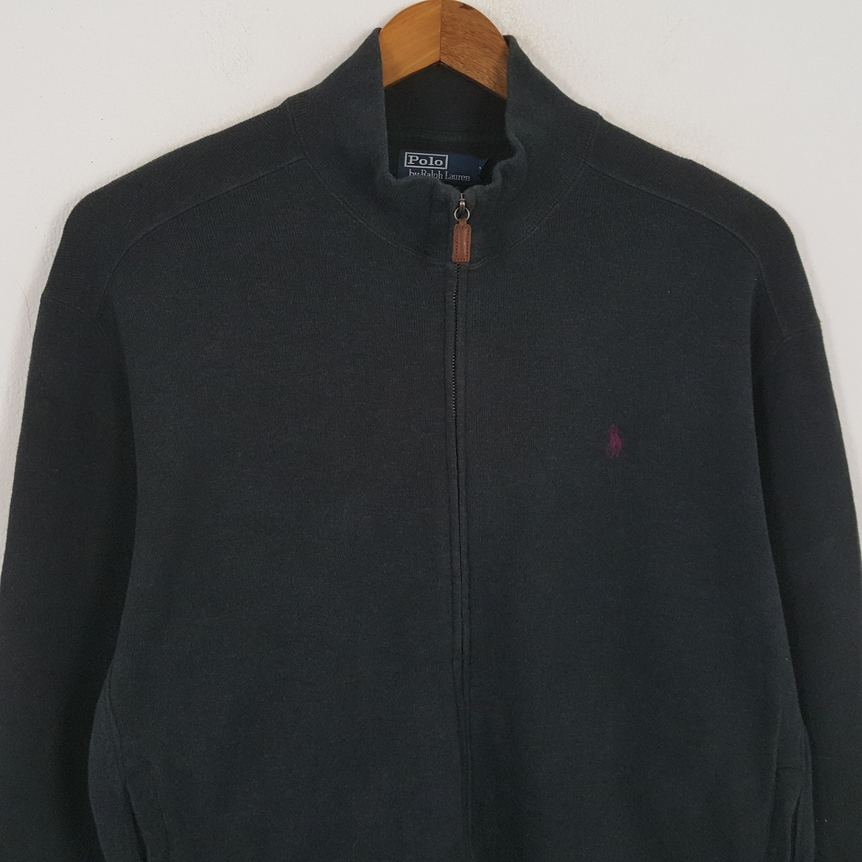 Polo Ralph Lauren × Vintage Vintage POLO by RALPH LAUREN Fashion Brand Zipper Sweater Size US XXL / EU 58 / 5 - 2 Thumbnail