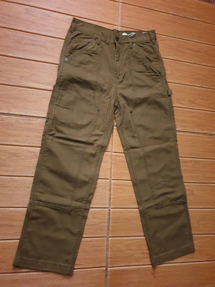 Japanese Brand Double knee khakis workwear carpenter pant Size US 31 - 10 Thumbnail