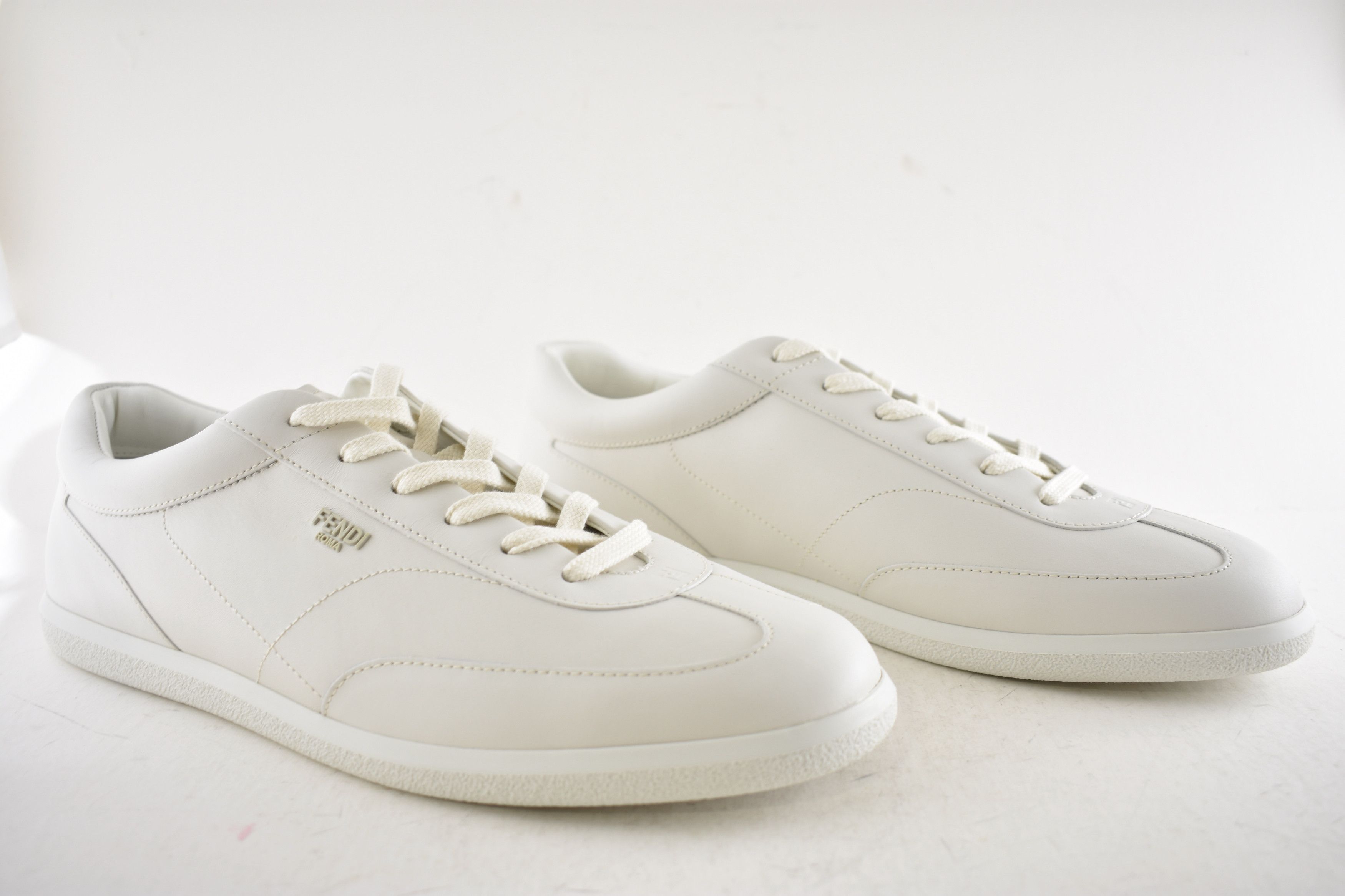 Fendi Fendi Leather Logo Classic Low Top Sneakers UK 12 US 13 Size US 13 / EU 46 - 3 Thumbnail