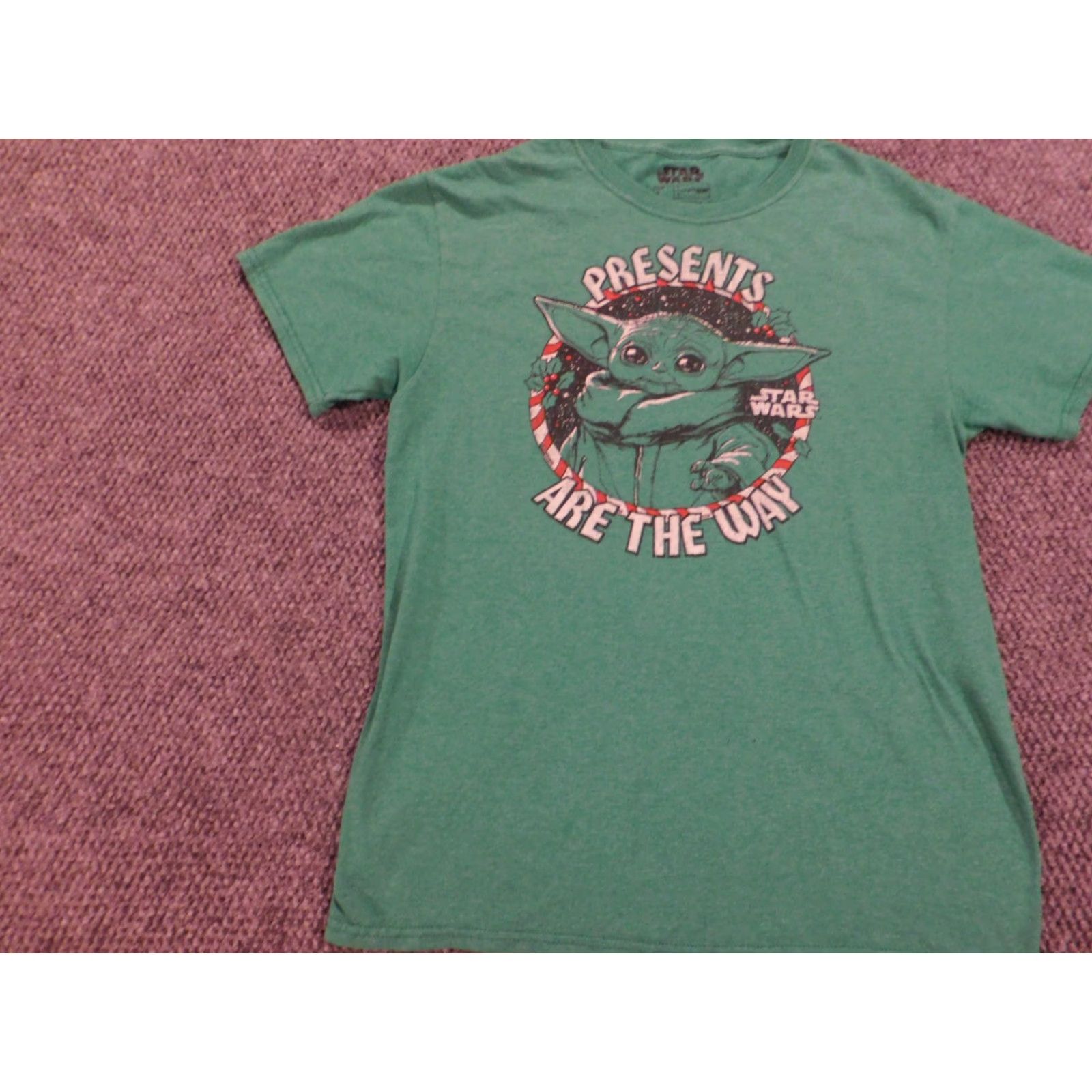 Star Wars Star Wars Shirt Men S Green Yoda Logo Graphic Knit Crew Neck Short Sleeve T-Shirt Size US S / EU 44-46 / 1 - 4 Thumbnail