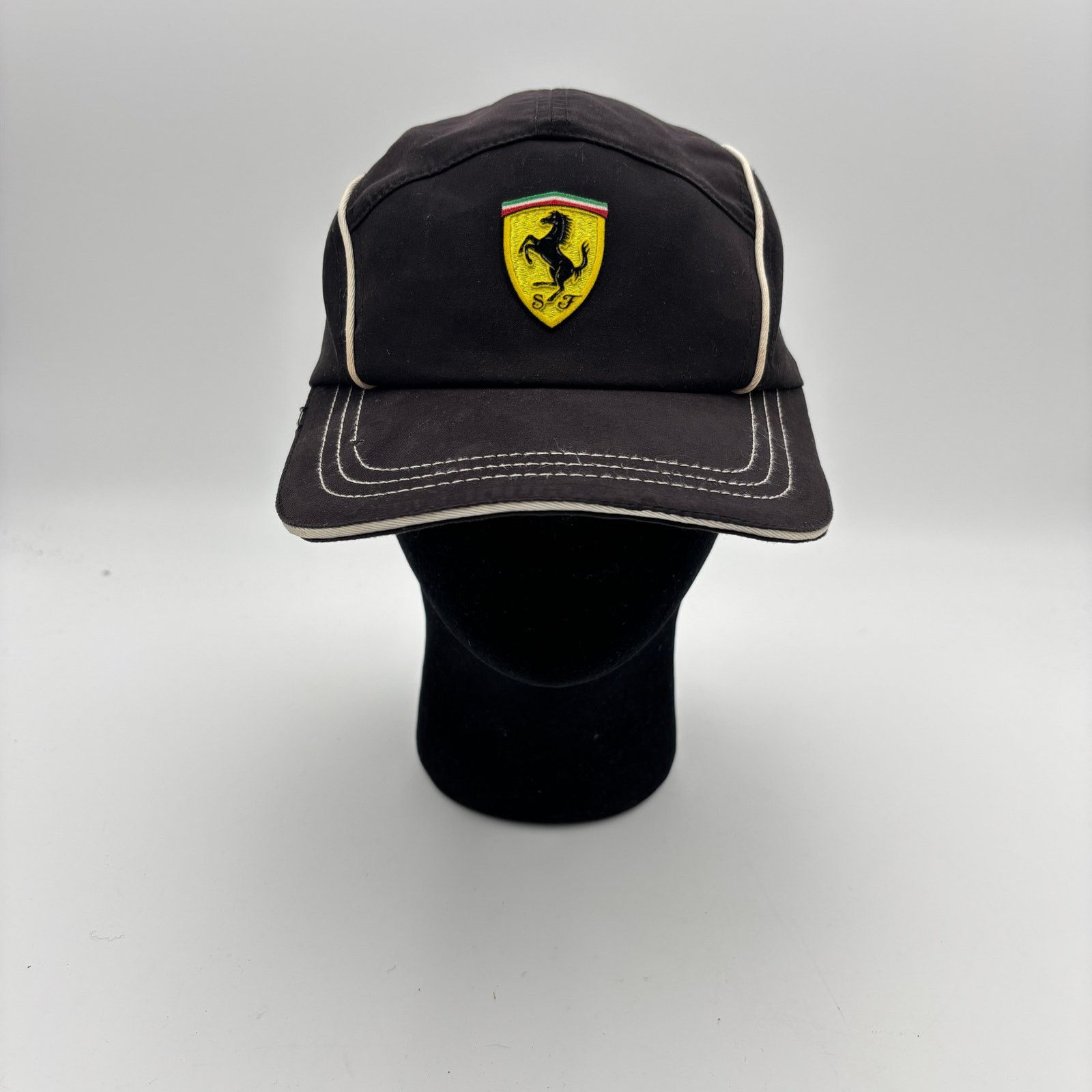 Ferrari Scuderia Ferrari 5 Panel Embroidered Crest Baseball Hat Size ONE SIZE - 2 Thumbnail