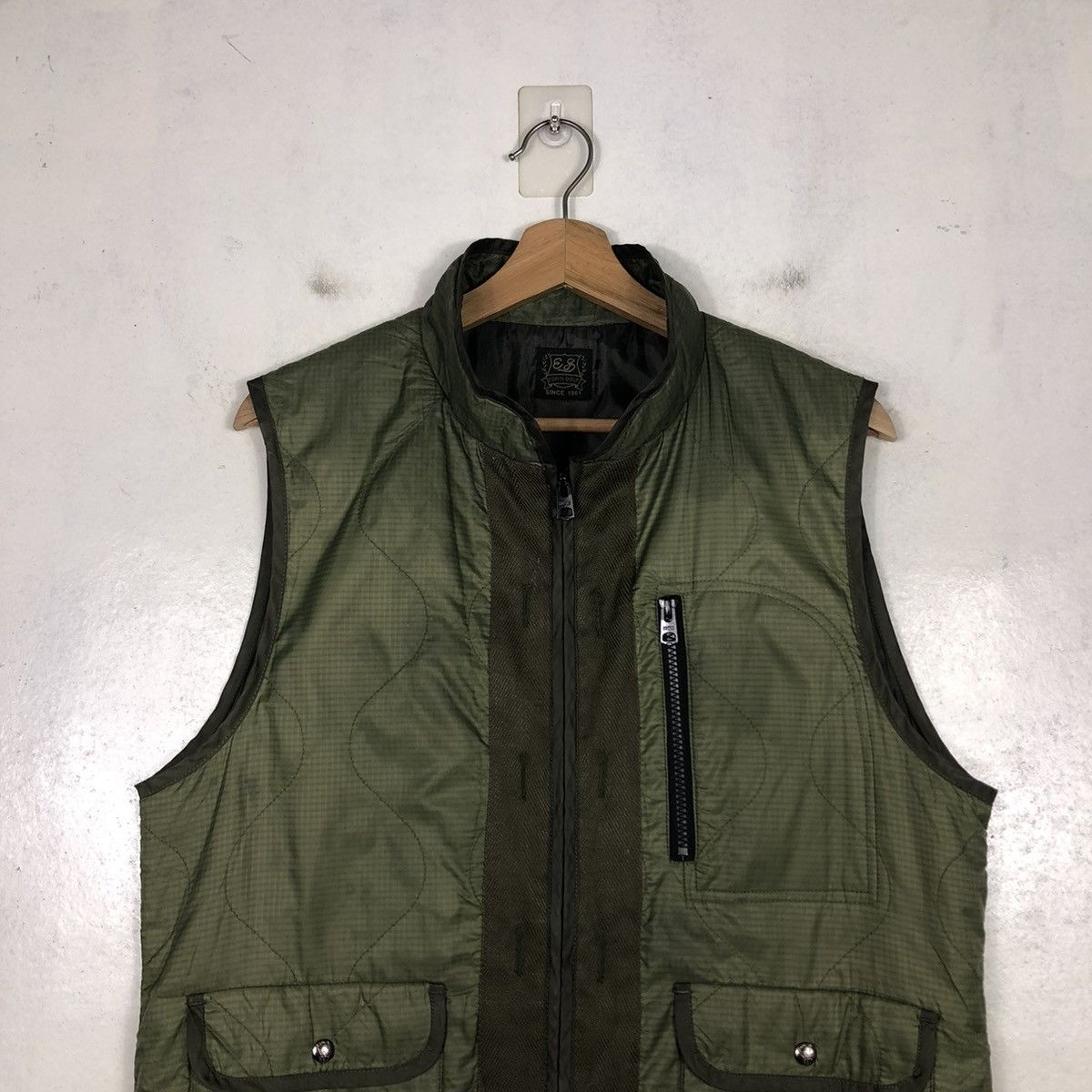 Edwin 📌VINTAGE LIGHT PUFFER VEST BIKER JACKET EDWIN Size US M / EU 48-50 / 2 - 5 Thumbnail