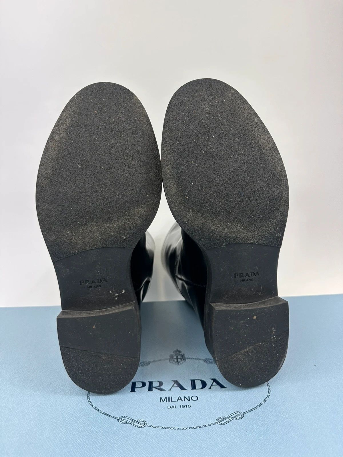 Prada Prada FW2021 Calf Leather Black Boots Vernis Patent Size US 8 / EU 41 - 14 Thumbnail