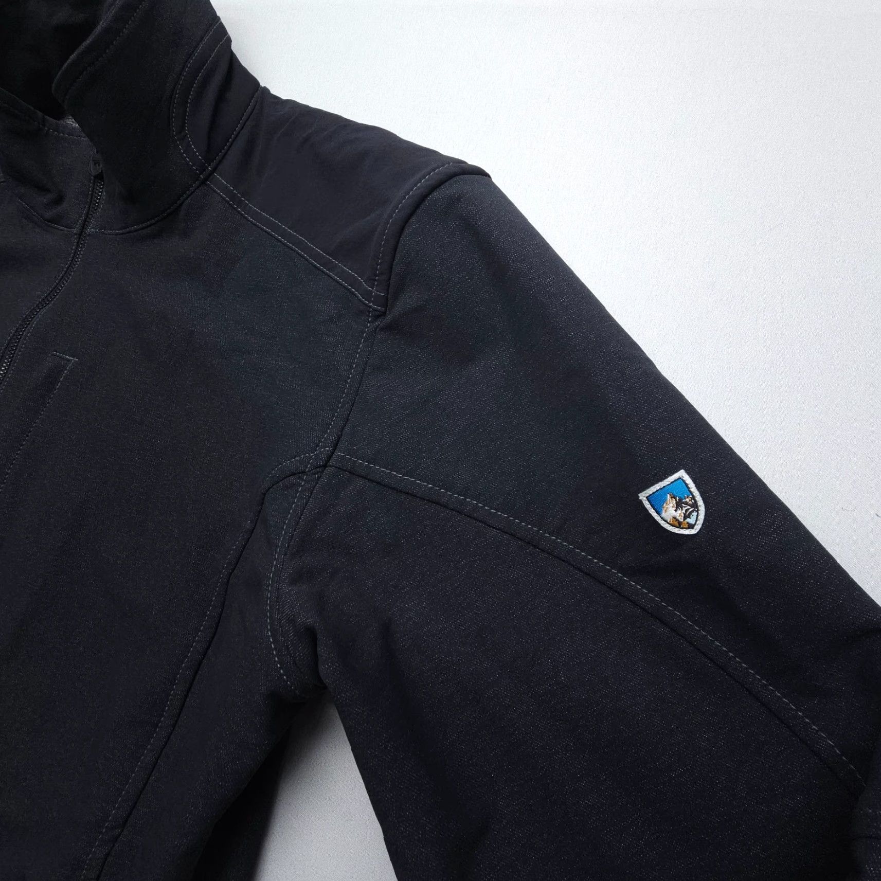 Vintage Kuhl Klash Softshell Jacket Mens Large Black Heathered Lined Stretch Work Travel Size US L / EU 52-54 / 3 - 5 Thumbnail