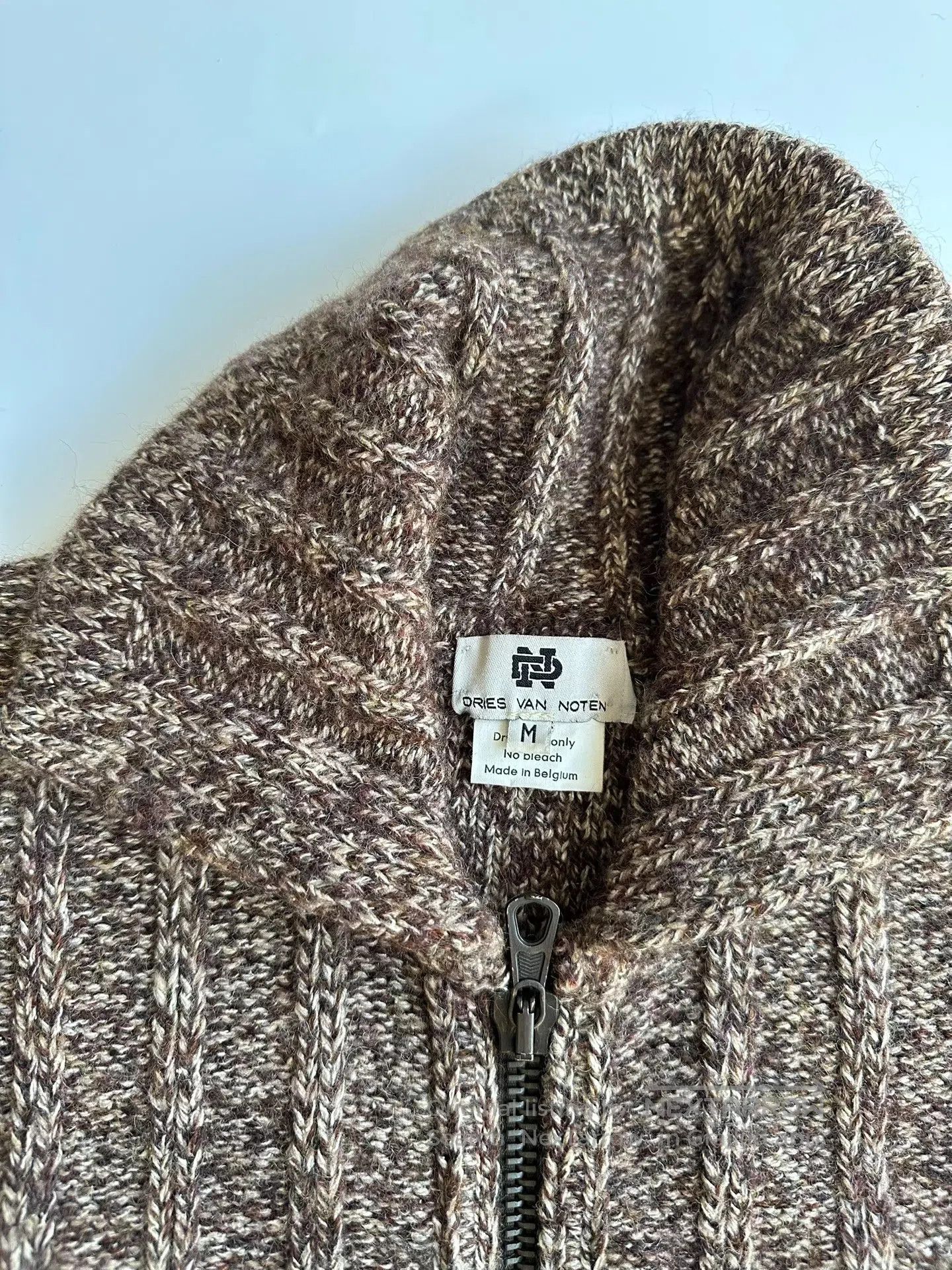 Dries Van Noten DRIES VAN NOTEN Thick zipper sweater in the initial design Size US M / EU 48-50 / 2 - 6 Thumbnail