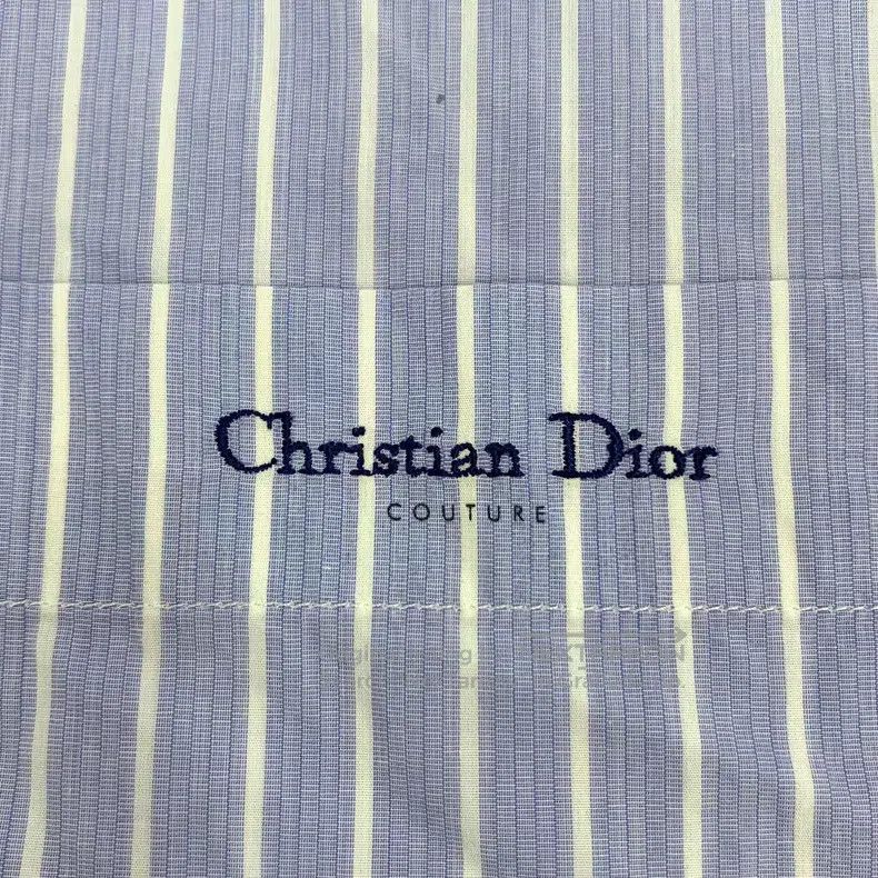 Dior Dior Size 38 Blue vertical striped cotton lapel single-brea Size US XXS / EU 40 - 5 Thumbnail