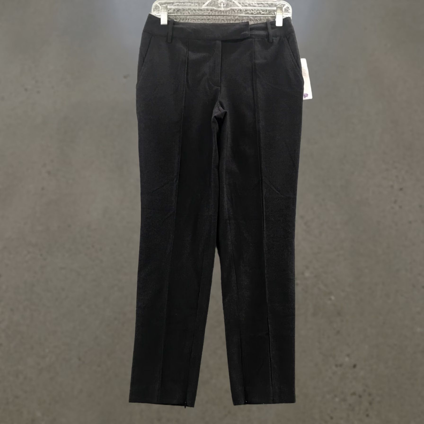 Worthington Worthington Dress Pants Womens Petite 6 Black Stretch Trousers Pants Slim Skinny 28x28 NEW Ladies Size 28" / US 6 / IT 42 - 1 Thumbnail