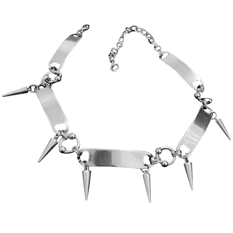 Jewelry Rivet Choker Necklace Clavicle Chain Size ONE SIZE - 2 Thumbnail