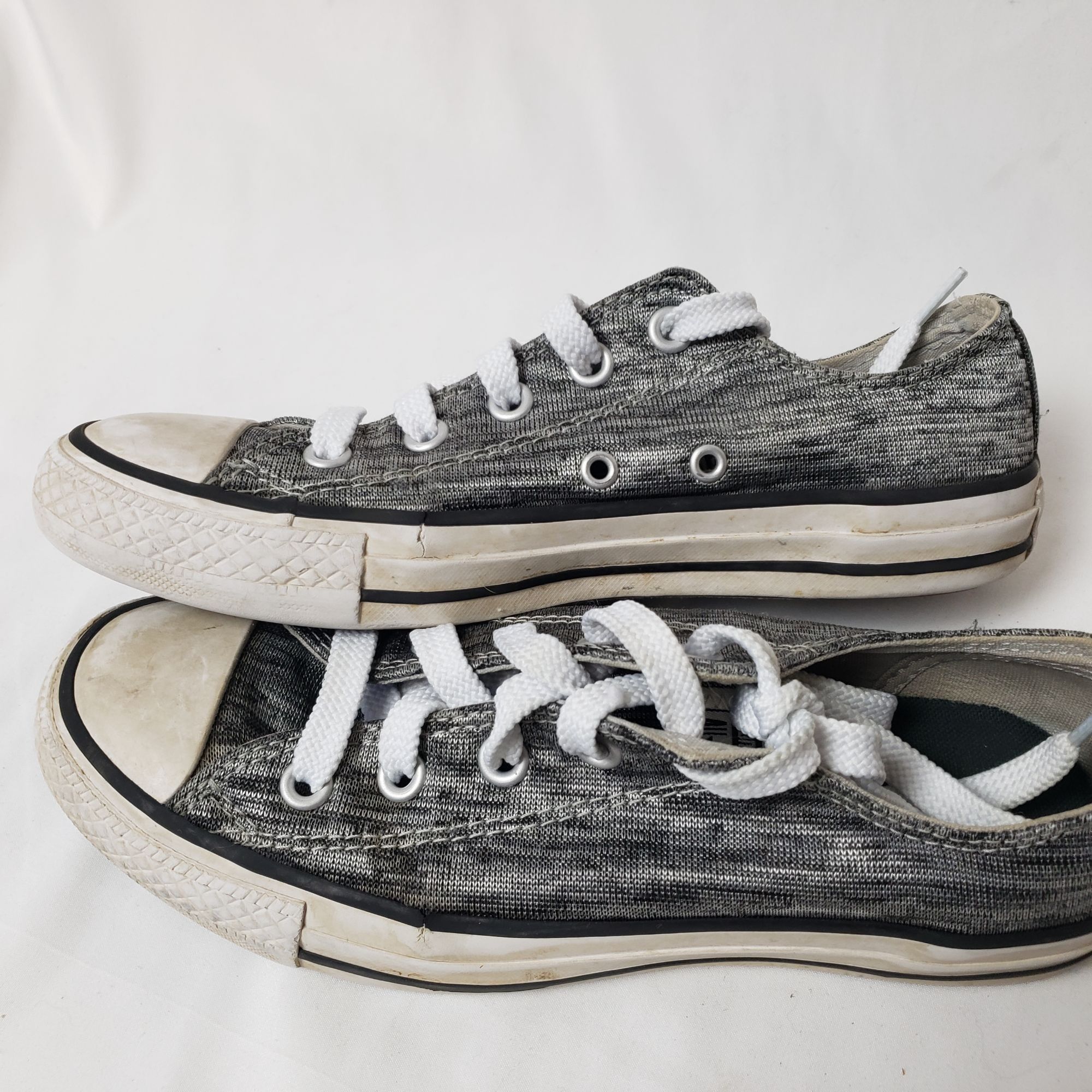 Converse Converse All Star Women's Grey Low Top Lace Up Sneakers Sz 6 Size US 6 / IT 36 - 3 Thumbnail