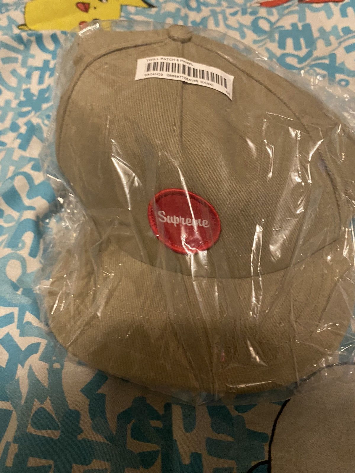 Supreme Supreme Twill Patch 5-Panel Khaki Size ONE SIZE - 4 Thumbnail