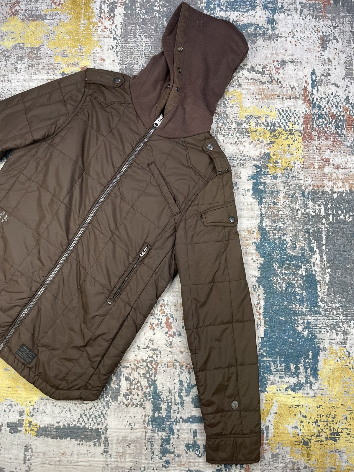 G-Star G Star RAW New Wesman Quilted Hooded Shirt Jackets Size US M / EU 48-50 / 2 - 6 Thumbnail