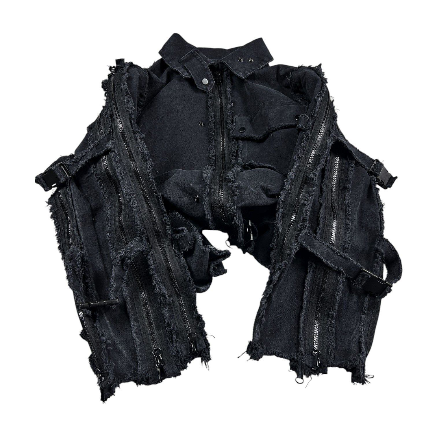 Hysteric Glamour Archive Distressed Double Layer Jacket Deconstructed Style Size US L / EU 52-54 / 3 - 2 Thumbnail