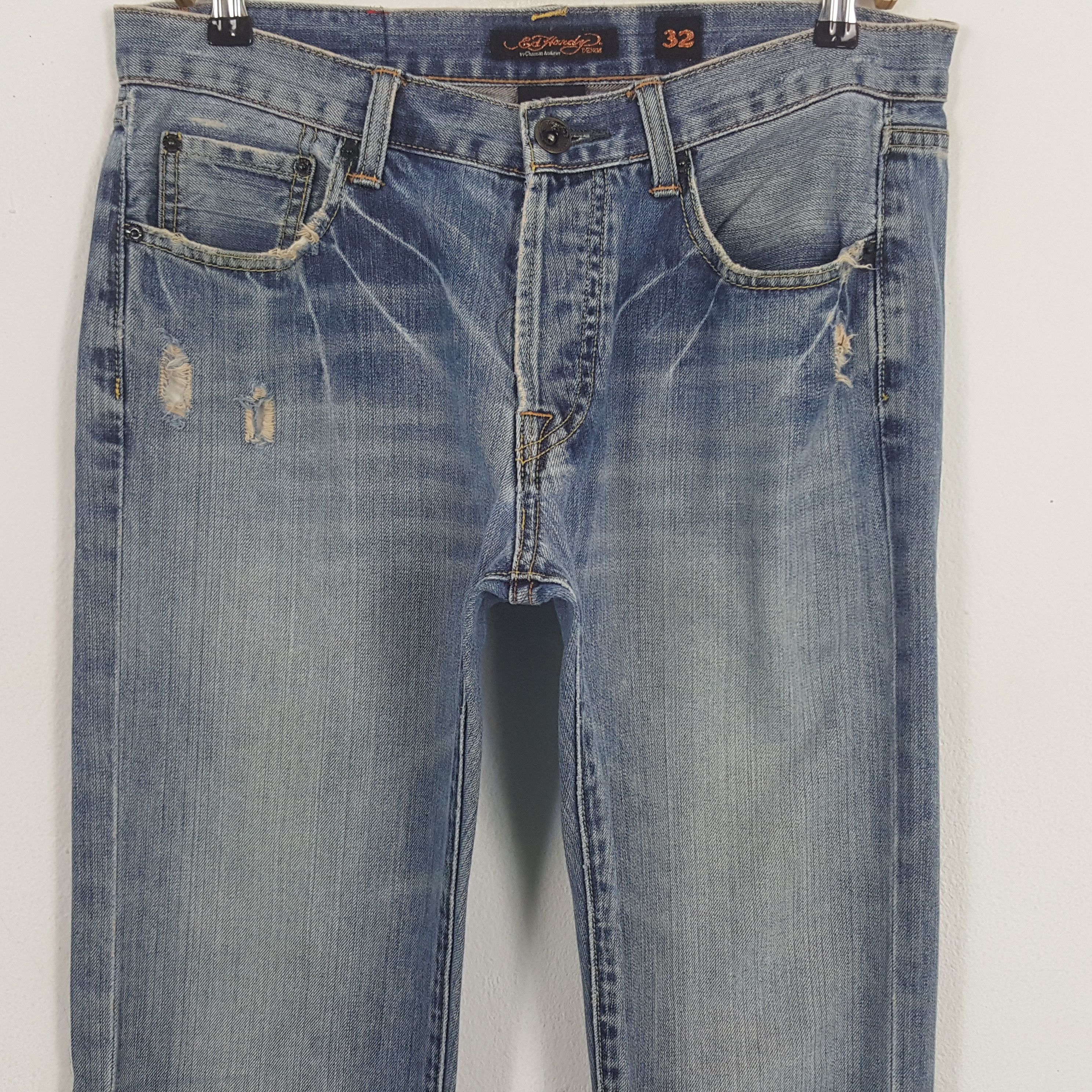 Christian Audigier × Ed Hardy × Vintage Vintage Ed Hardy buy Christian Audigier Designer Denim Jeans Size US 32 / EU 48 - 5 Thumbnail