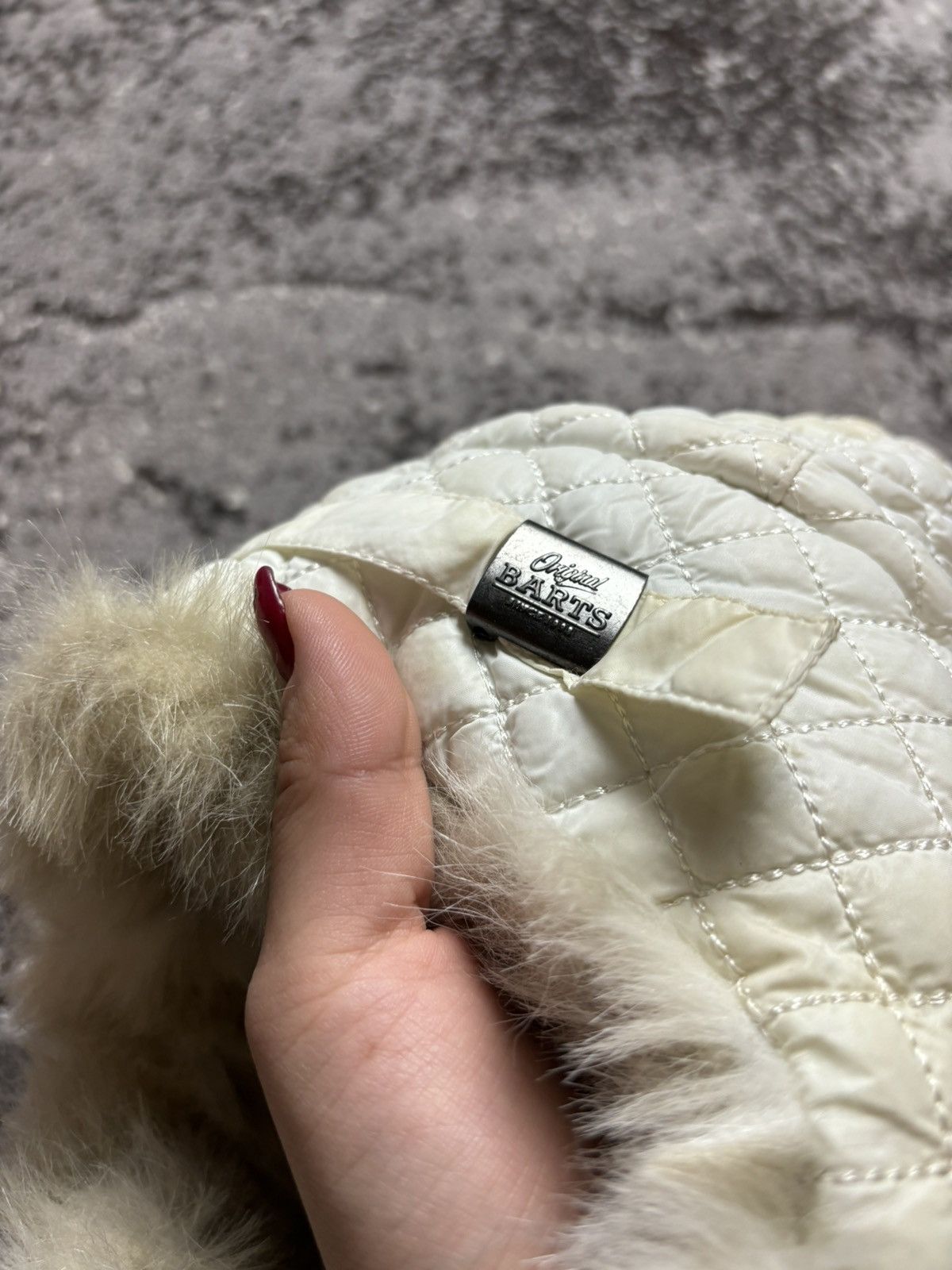 Japanese Brand × Vintage Japanese Vintage Fur Alt Emo Trapper Hat Size ONE SIZE - 6 Thumbnail